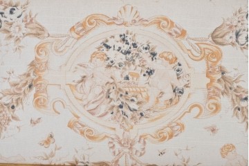 中古　六本木アピス(APIS)取り扱い　特大!!　華麗な装飾が引き立つアンティーク調ミラー　(R-087128)