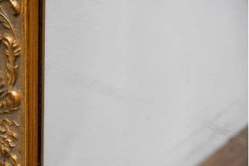 中古　六本木アピス(APIS)取り扱い　特大!!　華麗な装飾が引き立つアンティーク調ミラー　(R-087128)