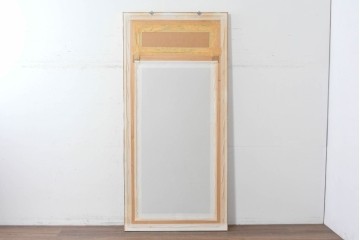 中古　六本木アピス(APIS)取り扱い　特大!!　華麗な装飾が引き立つアンティーク調ミラー　(R-087128)