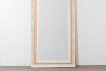 中古　六本木アピス(APIS)取り扱い　特大!!　華麗な装飾が引き立つアンティーク調ミラー　(R-087128)