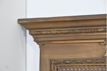 フランスアンティーク　高級品　優美な意匠が目を惹く特大サイズのミラー　(R-087129)