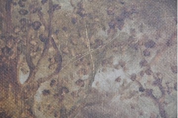 フランスアンティーク　高級品　優美な意匠が目を惹く特大サイズのミラー　(R-087129)