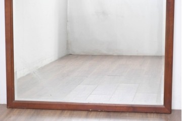 アメリカヴィンテージ　優美なシルエットのウォールミラー　(R-087130)