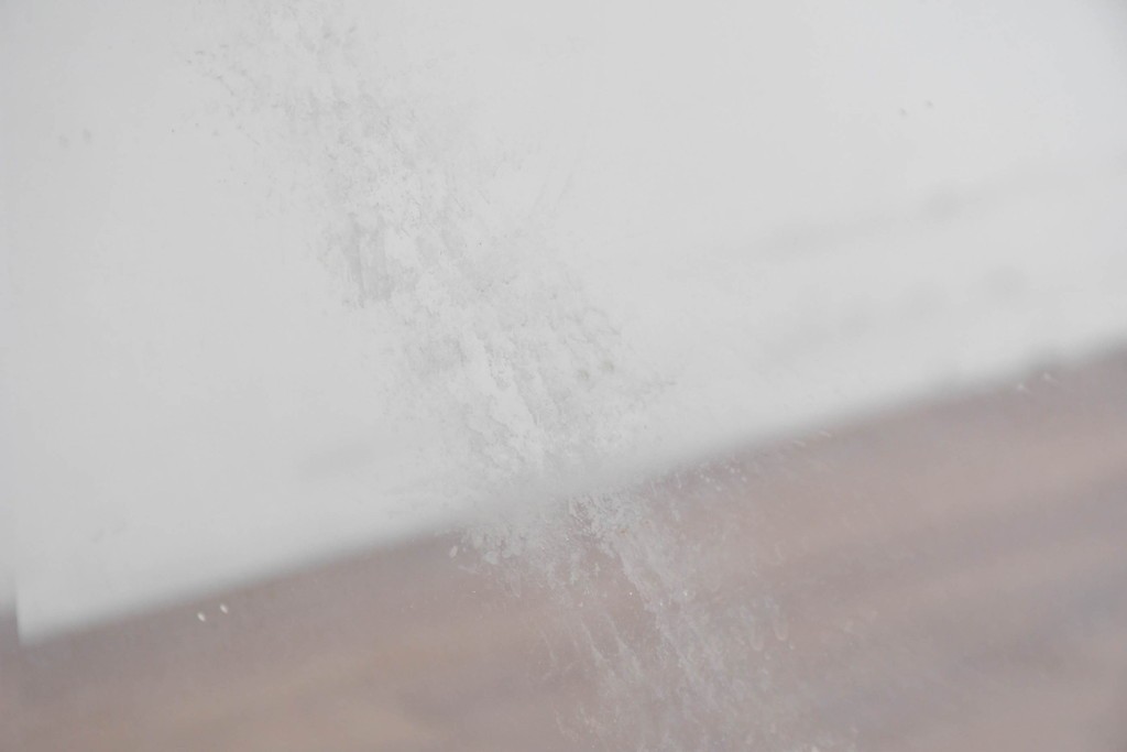 アメリカヴィンテージ　優美なシルエットのウォールミラー　(R-087130)