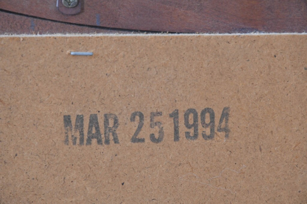 アメリカヴィンテージ　優美なシルエットのウォールミラー　(R-087130)