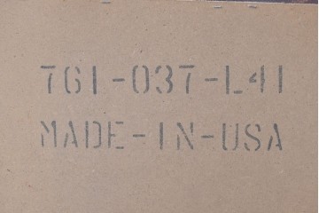 アメリカヴィンテージ　優美なシルエットのウォールミラー　(R-087130)