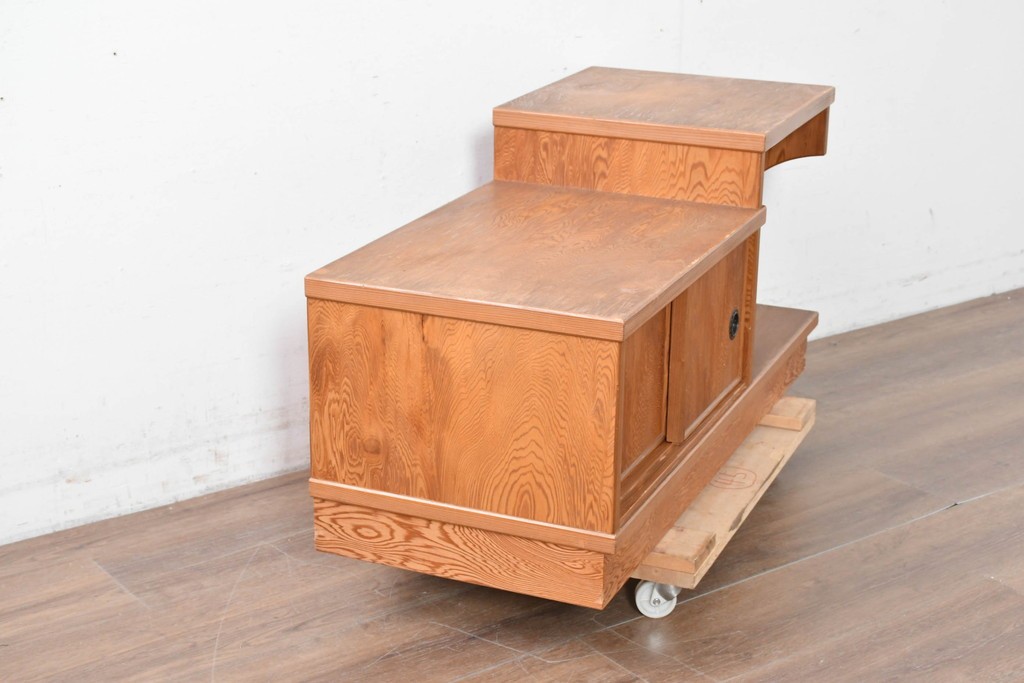 中古　屋久杉　木目が美しい置き床　定価約14万円　(R-087138)