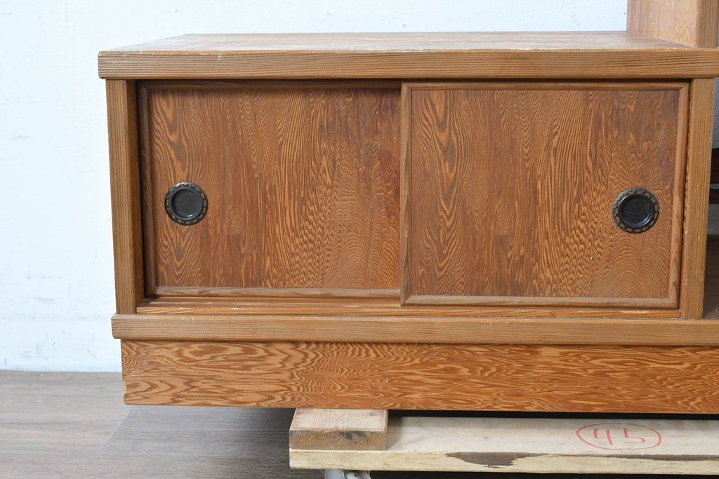 中古　屋久杉　木目が美しい置き床　定価約14万円　(R-087138)