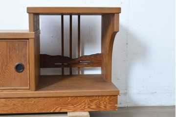 中古　屋久杉　木目が美しい置き床　定価約14万円　(R-087138)