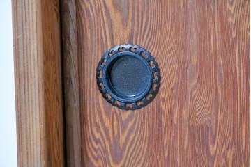 中古　屋久杉　木目が美しい置き床　定価約14万円　(R-087138)