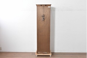 中古　美品　良品　三越家具(現カントリーハウス)　意匠ガラスが素敵なキュリオケース　(R-087139)