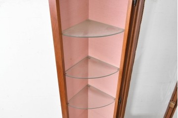 中古　ヨーロッパ　象嵌入りキュリオケース　(R-087140)