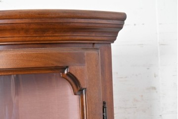 中古　ヨーロッパ　象嵌入りキュリオケース　(R-087140)