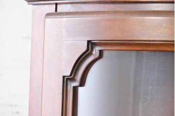 中古　ヨーロッパ　象嵌入りキュリオケース　(R-087140)