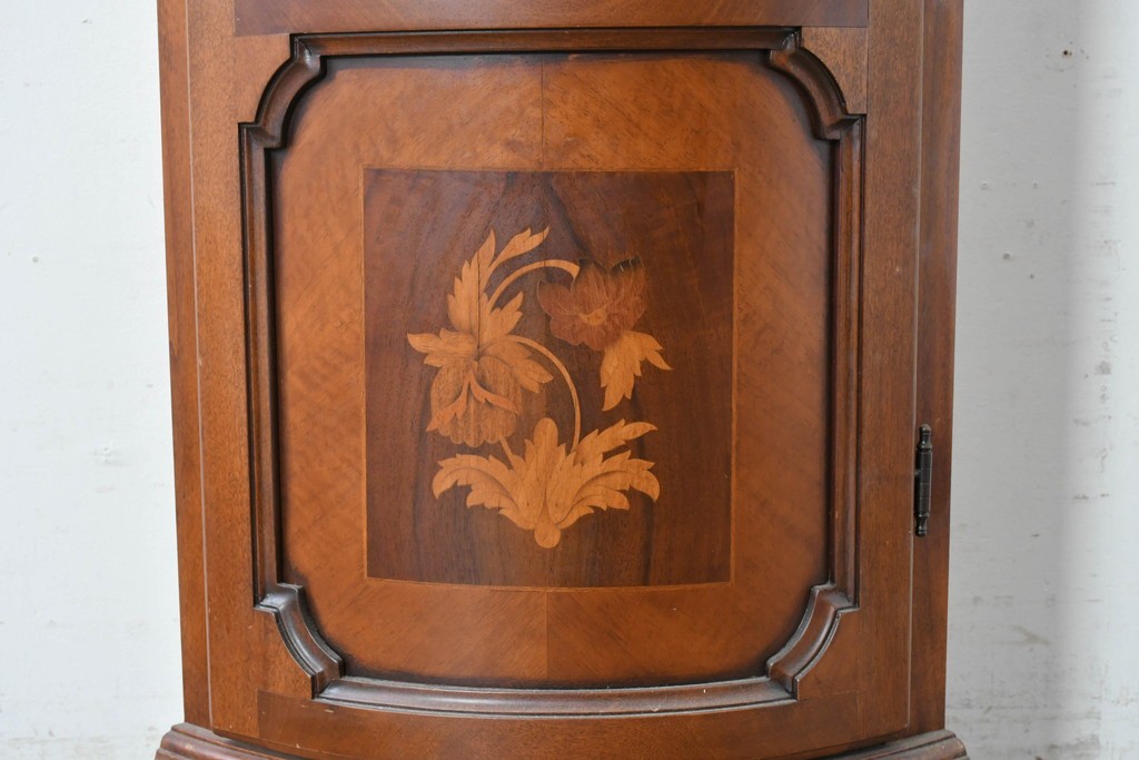 中古　ヨーロッパ　象嵌入りキュリオケース　(R-087140)