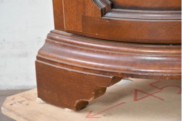 中古　ヨーロッパ　象嵌入りキュリオケース　(R-087140)