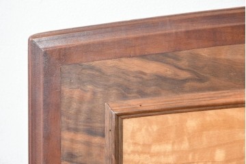 フランスアンティーク　希少!!　エミール・ガレ(Emile Galle)　草花モチーフの象嵌細工が彩るアール・ヌーヴォー様式のドレッシングテーブル　(R-087142)