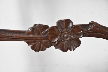 フランスアンティーク　希少!!　エミール・ガレ(Emile Galle)　草花モチーフの象嵌細工が彩るアール・ヌーヴォー様式のドレッシングテーブル　(R-087142)