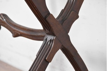 フランスアンティーク　希少!!　エミール・ガレ(Emile Galle)　草花モチーフの象嵌細工が彩るアール・ヌーヴォー様式のドレッシングテーブル　(R-087142)