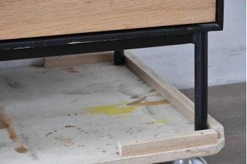 中古　美品　THE CONRAN SHOP(ザ・コンランショップ)取り扱い　希少な廃番品　Ethnicraft(エスニクラフト)　BLACKBIRD(ブラックバード)　テレビボード　定価約50万円　(R-087149)