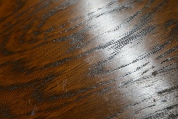 中古　美品　三越家具(現カントリーハウス)　Brugge(ブルージュ)　ステンドグラス入り扉が印象的なサイドキャビネット　(R-087150)