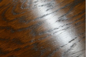 中古　美品　三越家具(現カントリーハウス)　Brugge(ブルージュ)　ステンドグラス入り扉が印象的なサイドキャビネット　(R-087150)