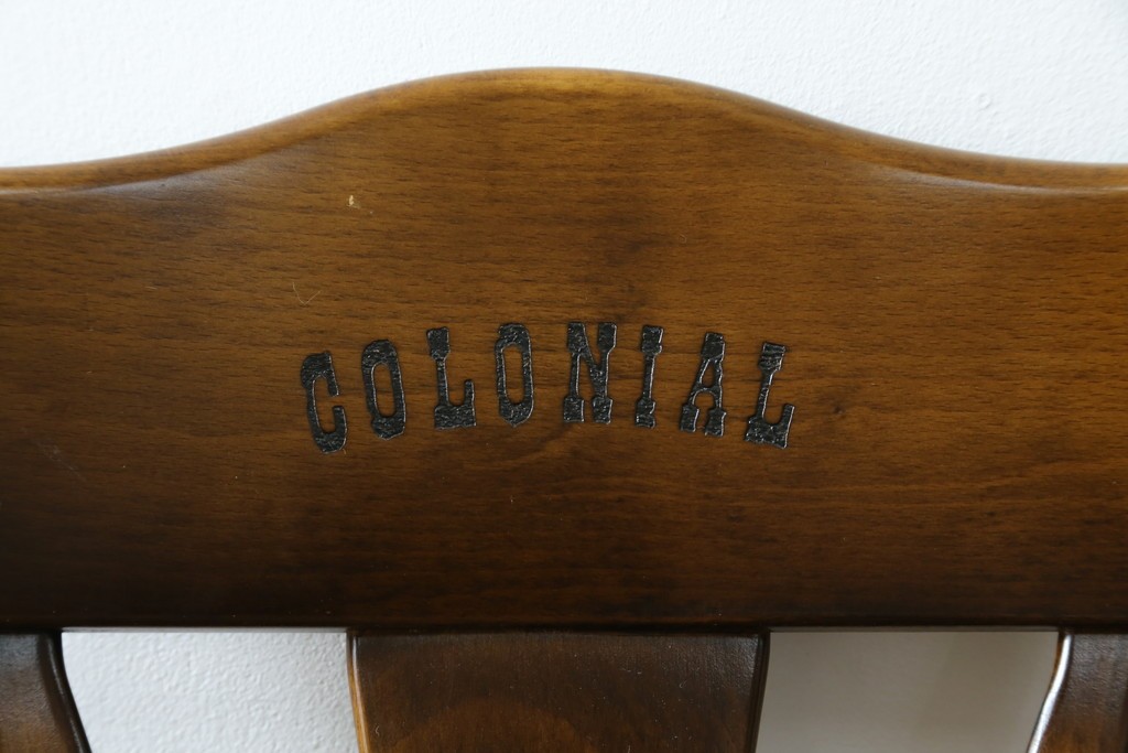 中古　美品　カリモク家具(karimoku)　コロニアルシリーズ　CC1834NK　回転式アームチェア2脚セット　定価(2脚合計)約13万円　(R-087186)