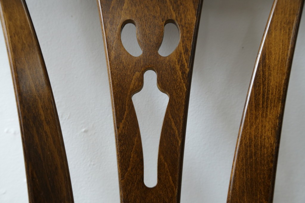 中古　美品　カリモク家具(karimoku)　コロニアルシリーズ　CC1834NK　回転式アームチェア2脚セット　定価(2脚合計)約13万円　(R-087186)