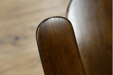 中古　美品　カリモク家具(karimoku)　コロニアルシリーズ　CC1834NK　回転式アームチェア2脚セット　定価(2脚合計)約13万円　(R-087186)