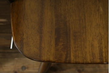 中古　美品　カリモク家具(karimoku)　コロニアルシリーズ　CC1834NK　回転式アームチェア2脚セット　定価(2脚合計)約13万円　(R-087186)