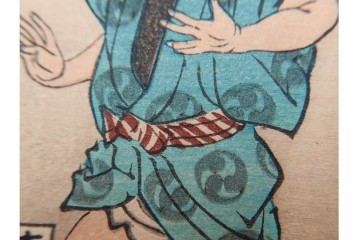 戦前　当時物　木版画　浮世絵の千社札・納札を集めた196枚セット　(R-087189)