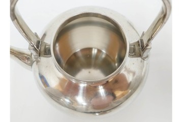 継山　本錫製　急須・茶壺・建水・茶托が揃う茶器セット　共箱付き　(R-087192)