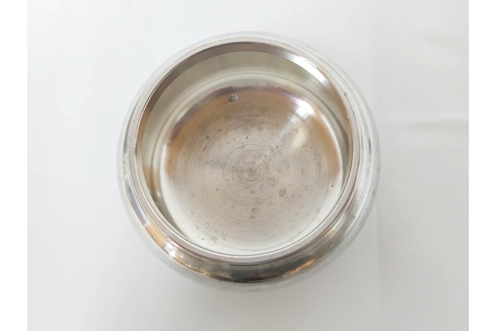 継山　本錫製　急須・茶壺・建水・茶托が揃う茶器セット　共箱付き　(R-087192)