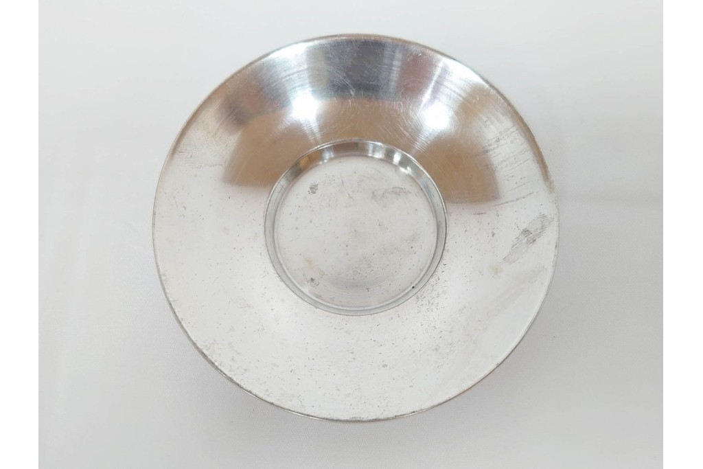 継山　本錫製　急須・茶壺・建水・茶托が揃う茶器セット　共箱付き　(R-087192)