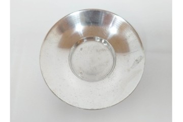 継山　本錫製　急須・茶壺・建水・茶托が揃う茶器セット　共箱付き　(R-087192)