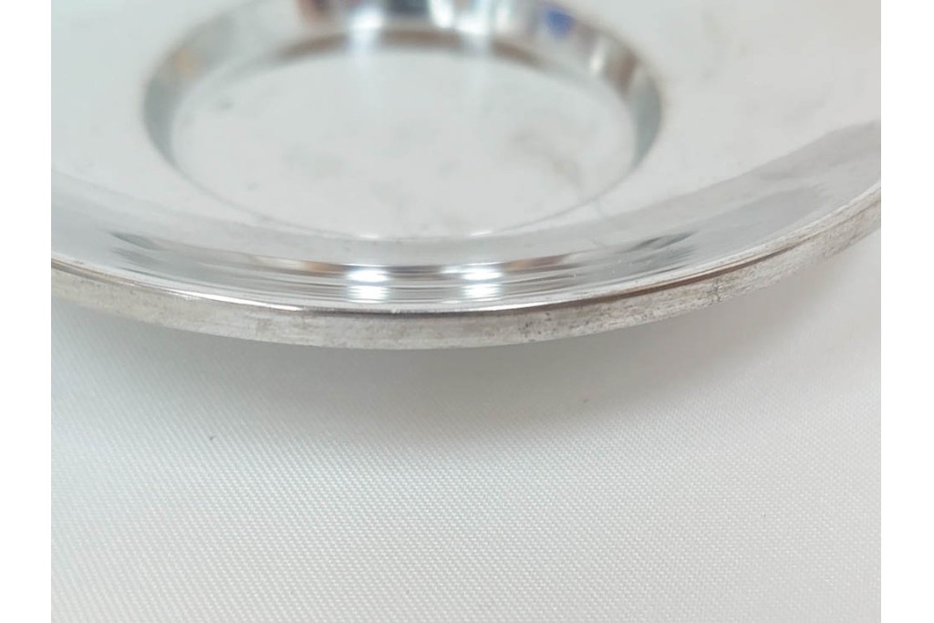 継山　本錫製　急須・茶壺・建水・茶托が揃う茶器セット　共箱付き　(R-087192)