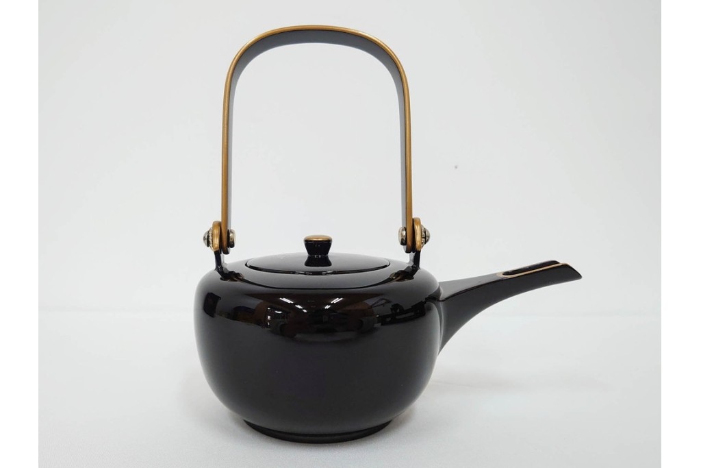 輪島塗　慶塚作　蒔絵　折鶴松竹梅文が上品な屠蘇器七ツ揃　共箱付き　(R-087193)