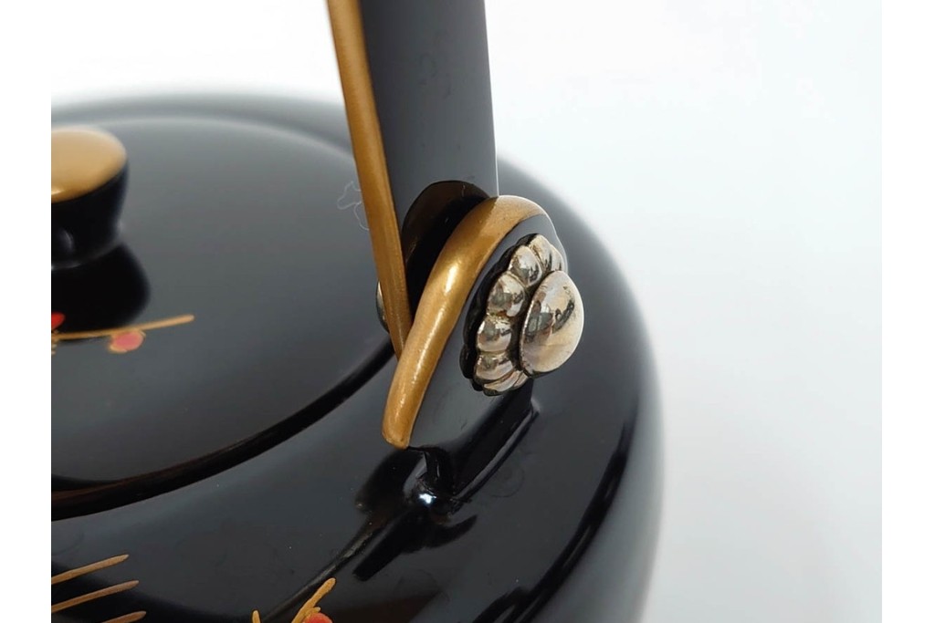 輪島塗　慶塚作　蒔絵　折鶴松竹梅文が上品な屠蘇器七ツ揃　共箱付き　(R-087193)