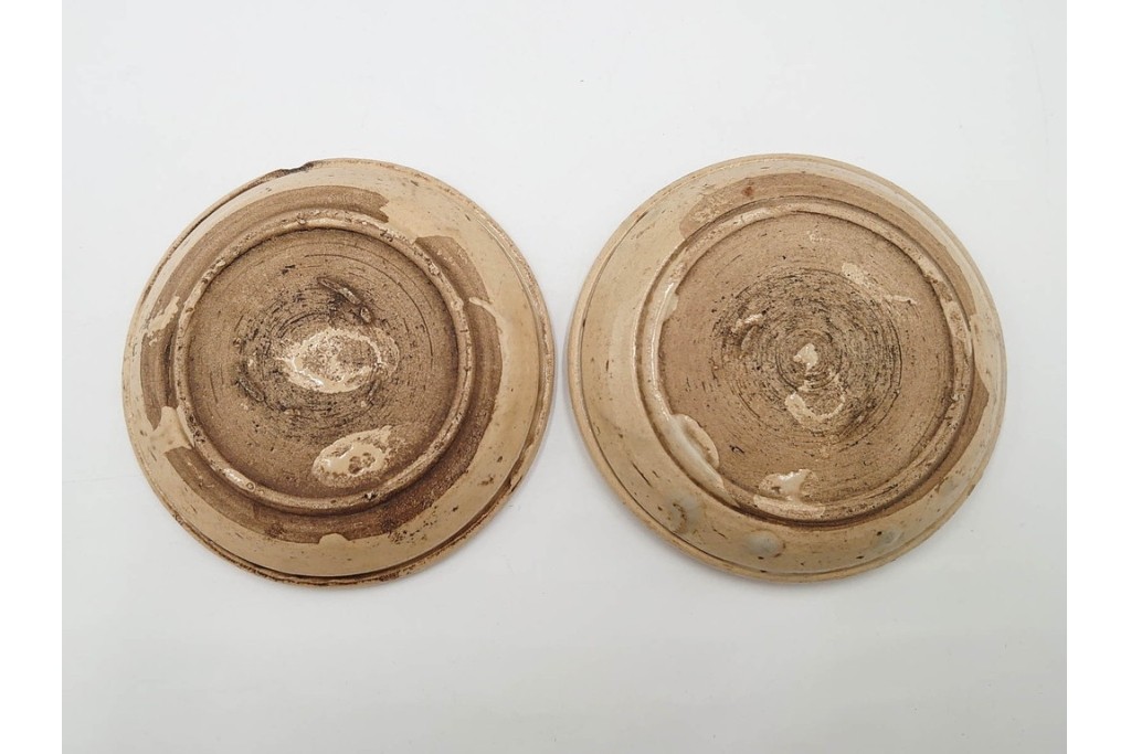 時代物　瀬戸焼　絵皿( 2.9寸)　豆皿(2.1寸)　灯明皿( 2.1寸)　和皿18点セット　(R-087194)