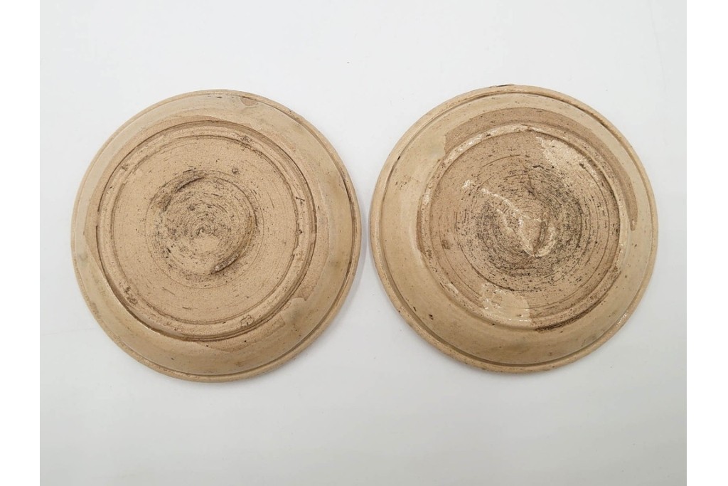 時代物　瀬戸焼　絵皿( 2.9寸)　豆皿(2.1寸)　灯明皿( 2.1寸)　和皿18点セット　(R-087194)