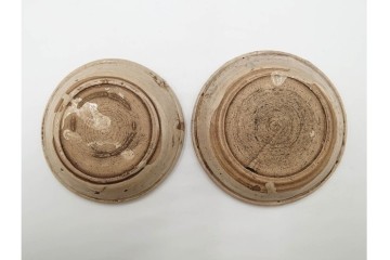 時代物　瀬戸焼　絵皿( 2.9寸)　豆皿(2.1寸)　灯明皿( 2.1寸)　和皿18点セット　(R-087194)