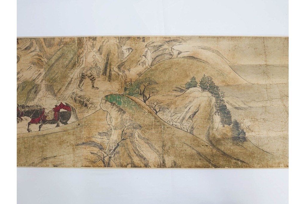 複製　昭和45年　朝護孫子寺　国宝 「信貴山縁起絵巻」  3巻揃　解説書・共箱付き　定価35万円　(R-087195)