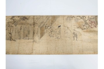 複製　昭和45年　朝護孫子寺　国宝 「信貴山縁起絵巻」  3巻揃　解説書・共箱付き　定価35万円　(R-087195)