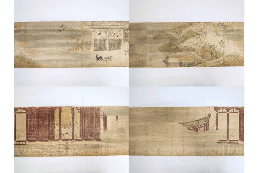 複製　昭和45年　朝護孫子寺　国宝 「信貴山縁起絵巻」  3巻揃　解説書・共箱付き　定価35万円　(R-087195)