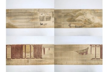 複製　昭和45年　朝護孫子寺　国宝 「信貴山縁起絵巻」  3巻揃　解説書・共箱付き　定価35万円　(R-087195)