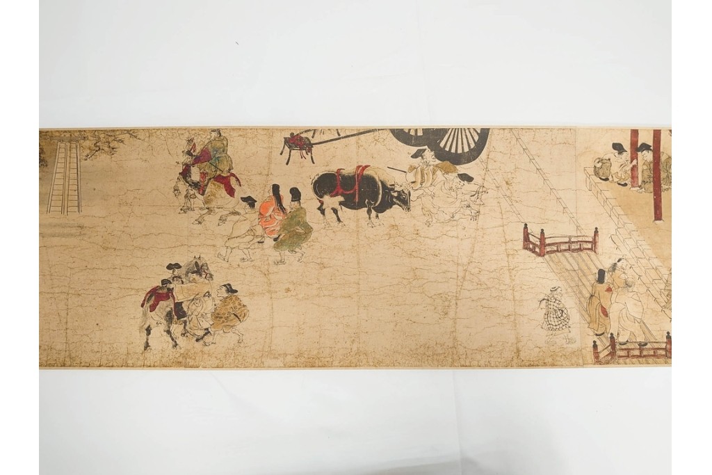 複製　昭和45年　朝護孫子寺　国宝 「信貴山縁起絵巻」  3巻揃　解説書・共箱付き　定価35万円　(R-087195)