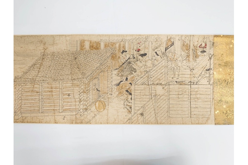 複製　昭和45年　朝護孫子寺　国宝 「信貴山縁起絵巻」  3巻揃　解説書・共箱付き　定価35万円　(R-087195)