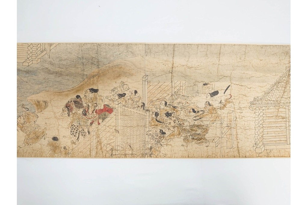 複製　昭和45年　朝護孫子寺　国宝 「信貴山縁起絵巻」  3巻揃　解説書・共箱付き　定価35万円　(R-087195)