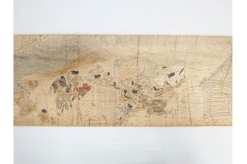 複製　昭和45年　朝護孫子寺　国宝 「信貴山縁起絵巻」  3巻揃　解説書・共箱付き　定価35万円　(R-087195)