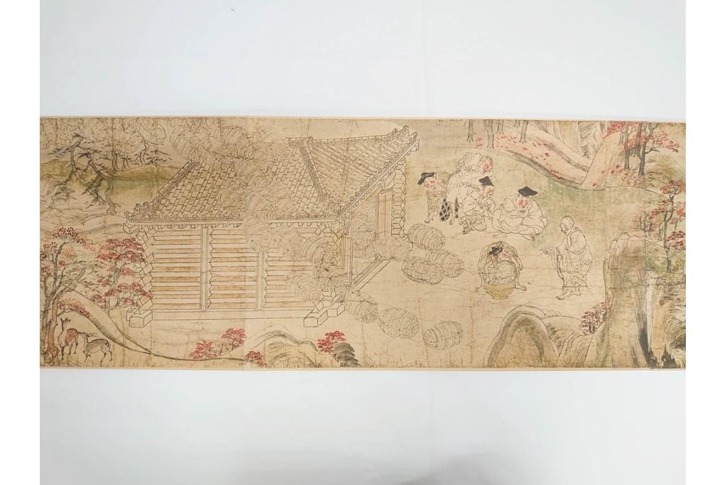 複製　昭和45年　朝護孫子寺　国宝 「信貴山縁起絵巻」  3巻揃　解説書・共箱付き　定価35万円　(R-087195)